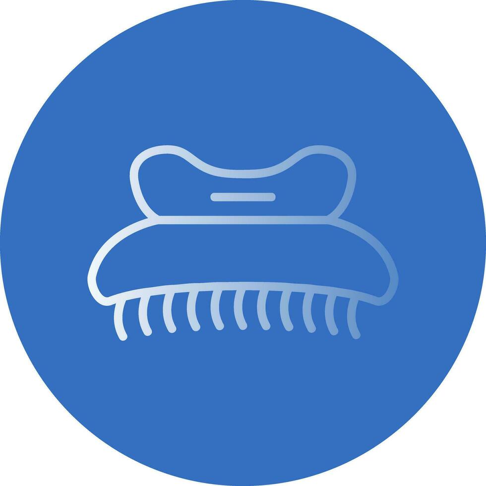 Hair clip Vector Icon Design