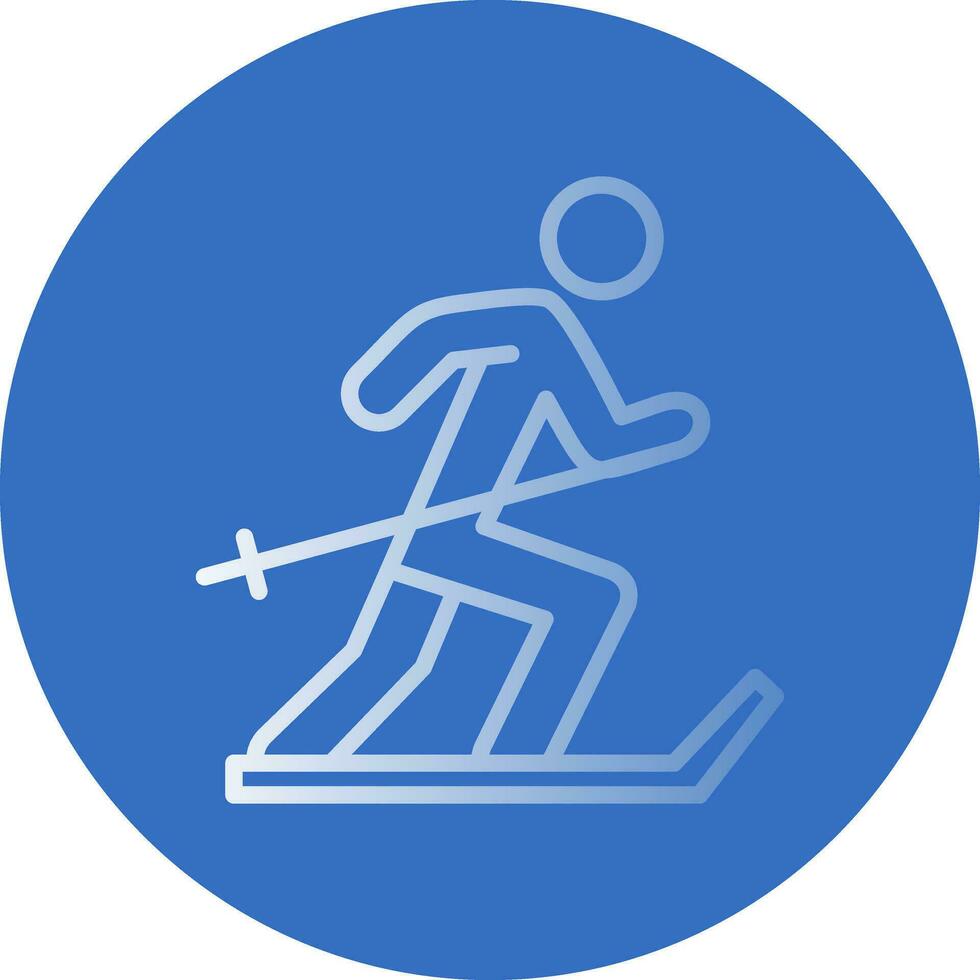 Ski Vector Icon Design