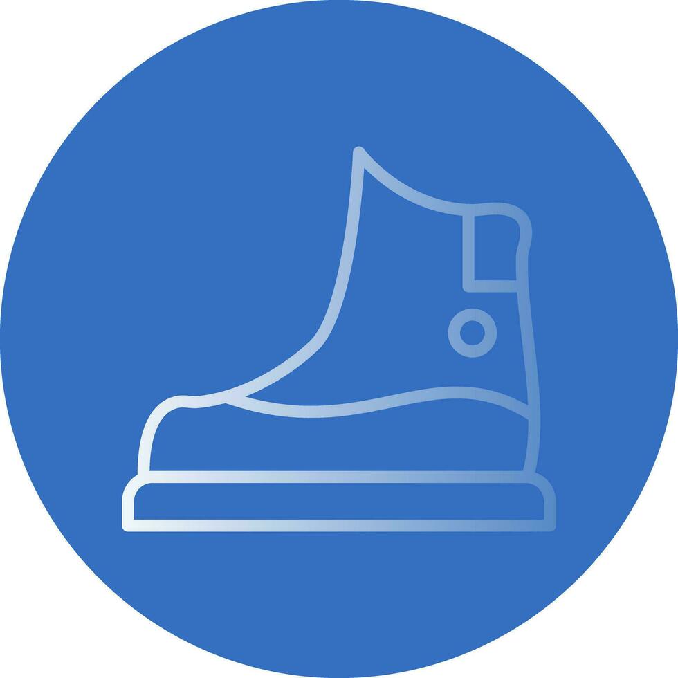 Snow boot Vector Icon Design