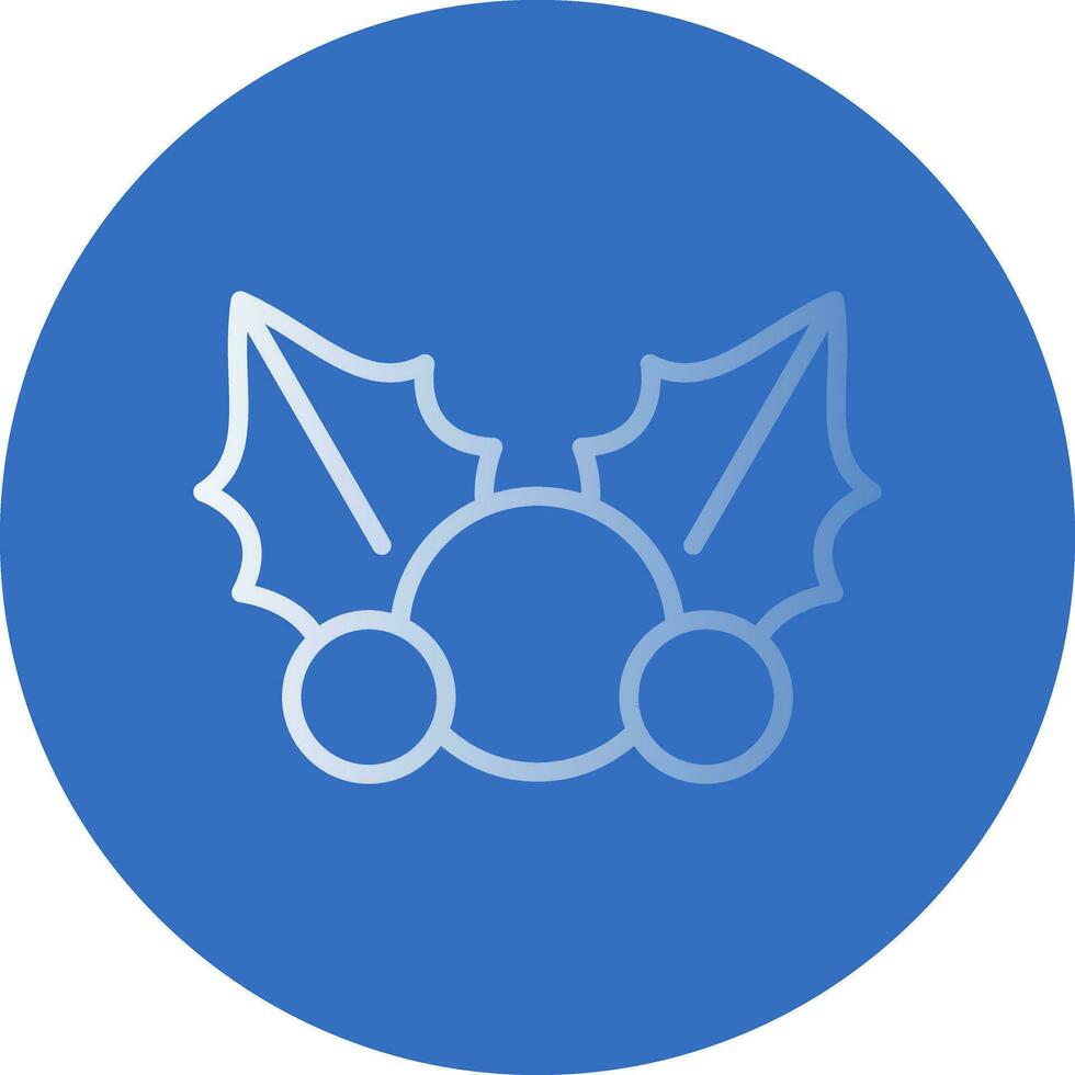 Mistletoe Vector Icon Design