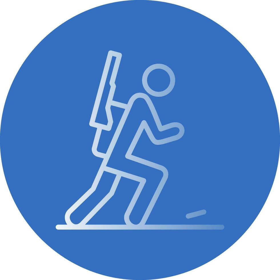 Biathlon Vector Icon Design