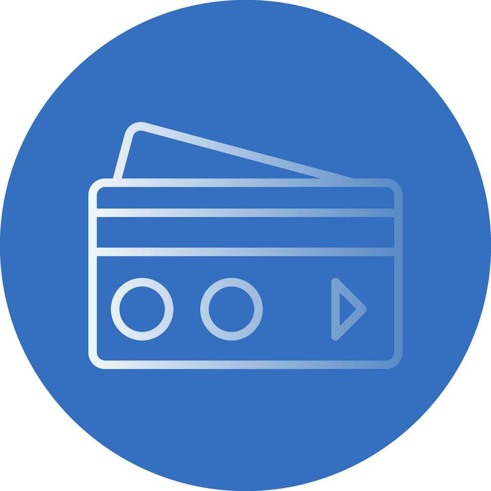 Debit card Vector Icon Design