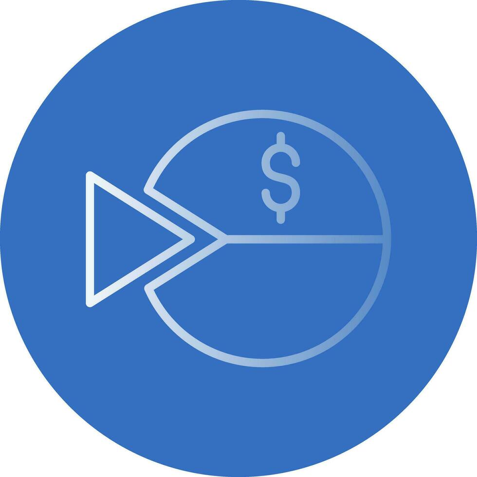 Pie Vector Icon Design