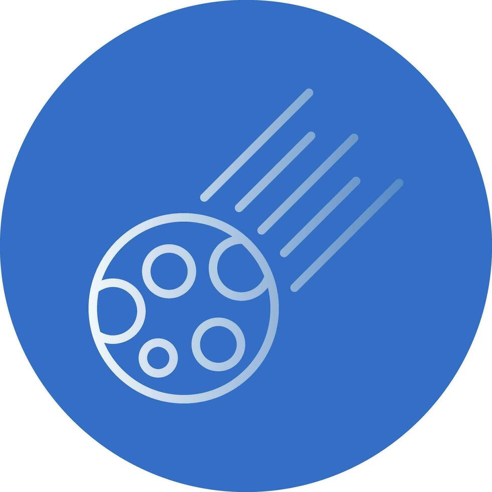 Comet Vector Icon Design