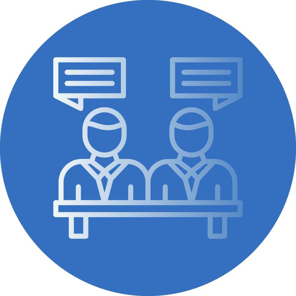 Meeting Vector Icon Design