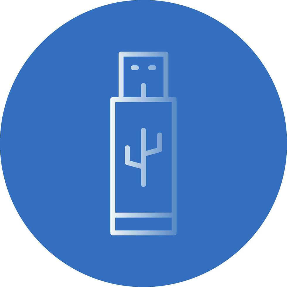 Pendrive Vector Icon Design