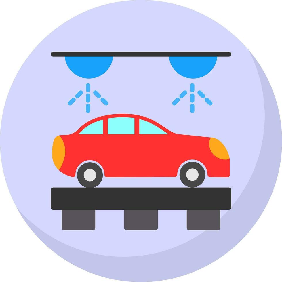Car wash Vector Icon Design