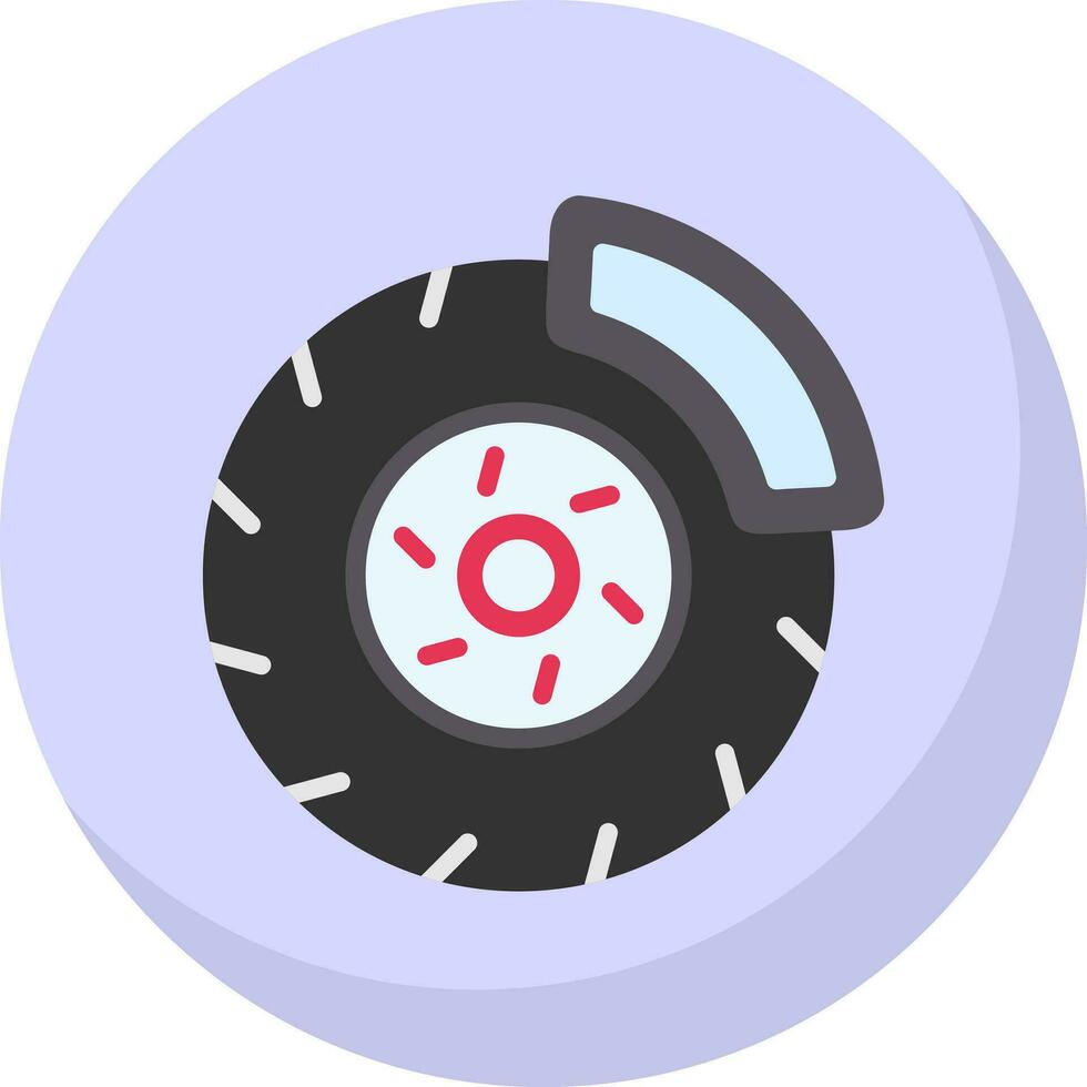 Brake disc Vector Icon Design