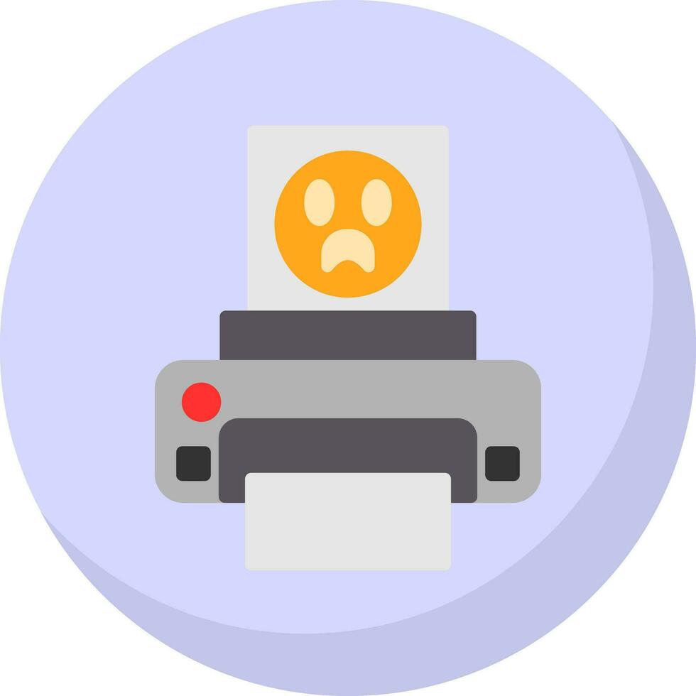 Photo print Vector Icon Design