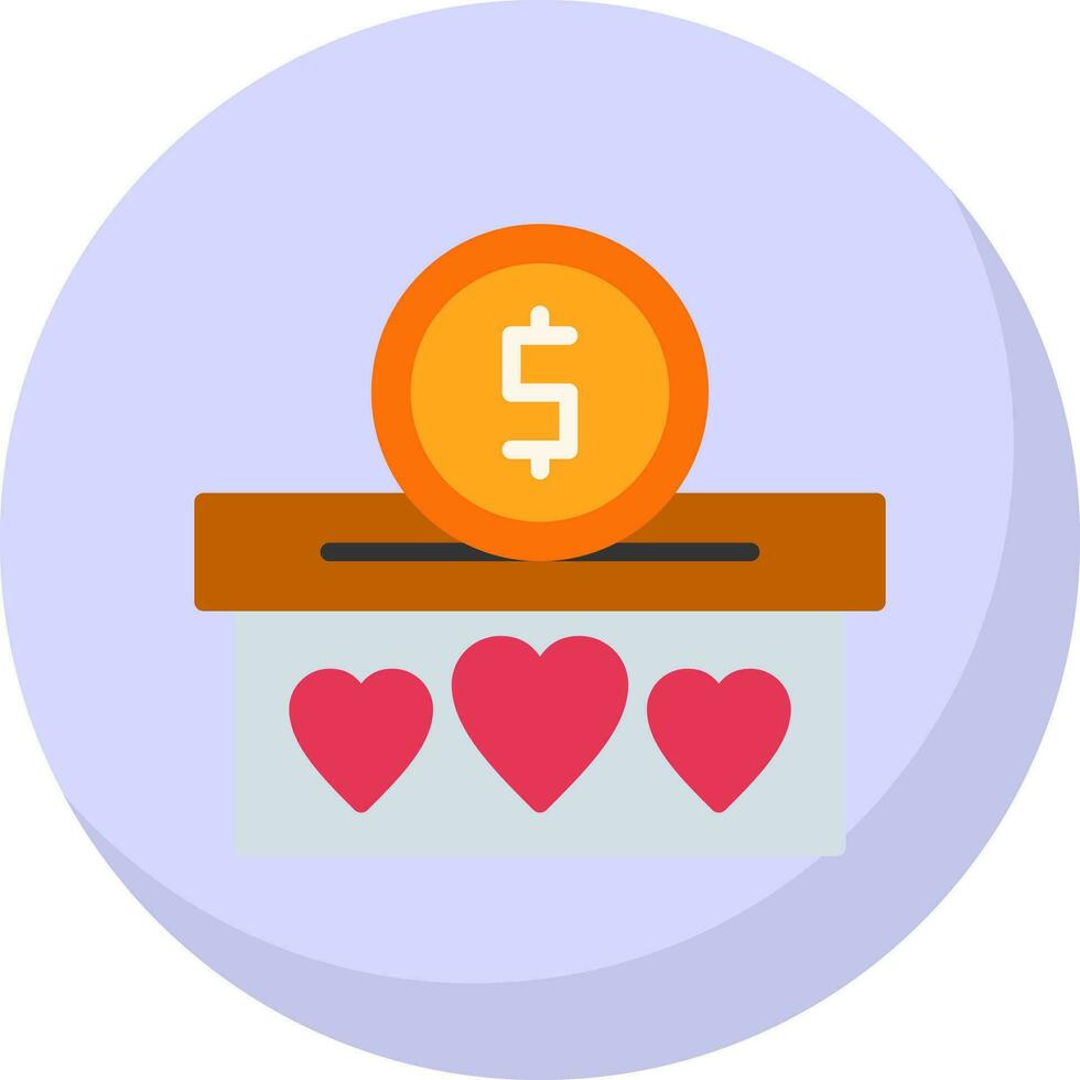 Donation Vector Icon Design