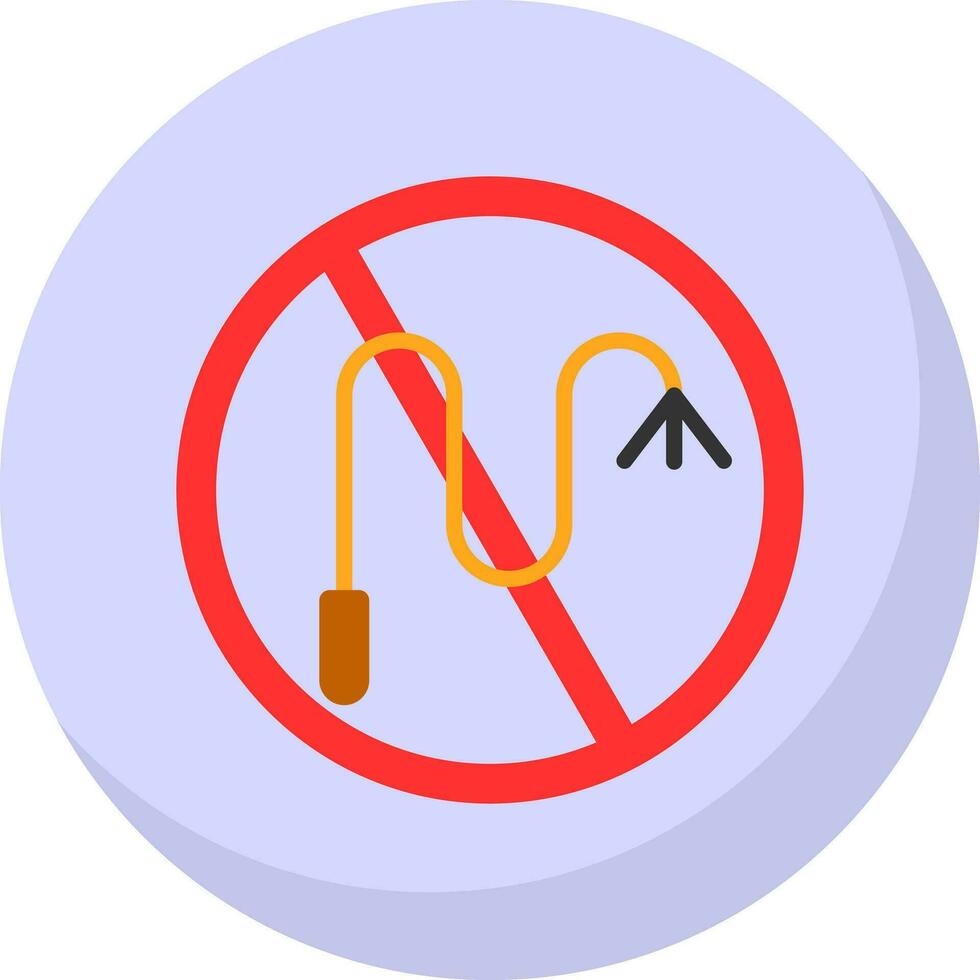 No whip Vector Icon Design