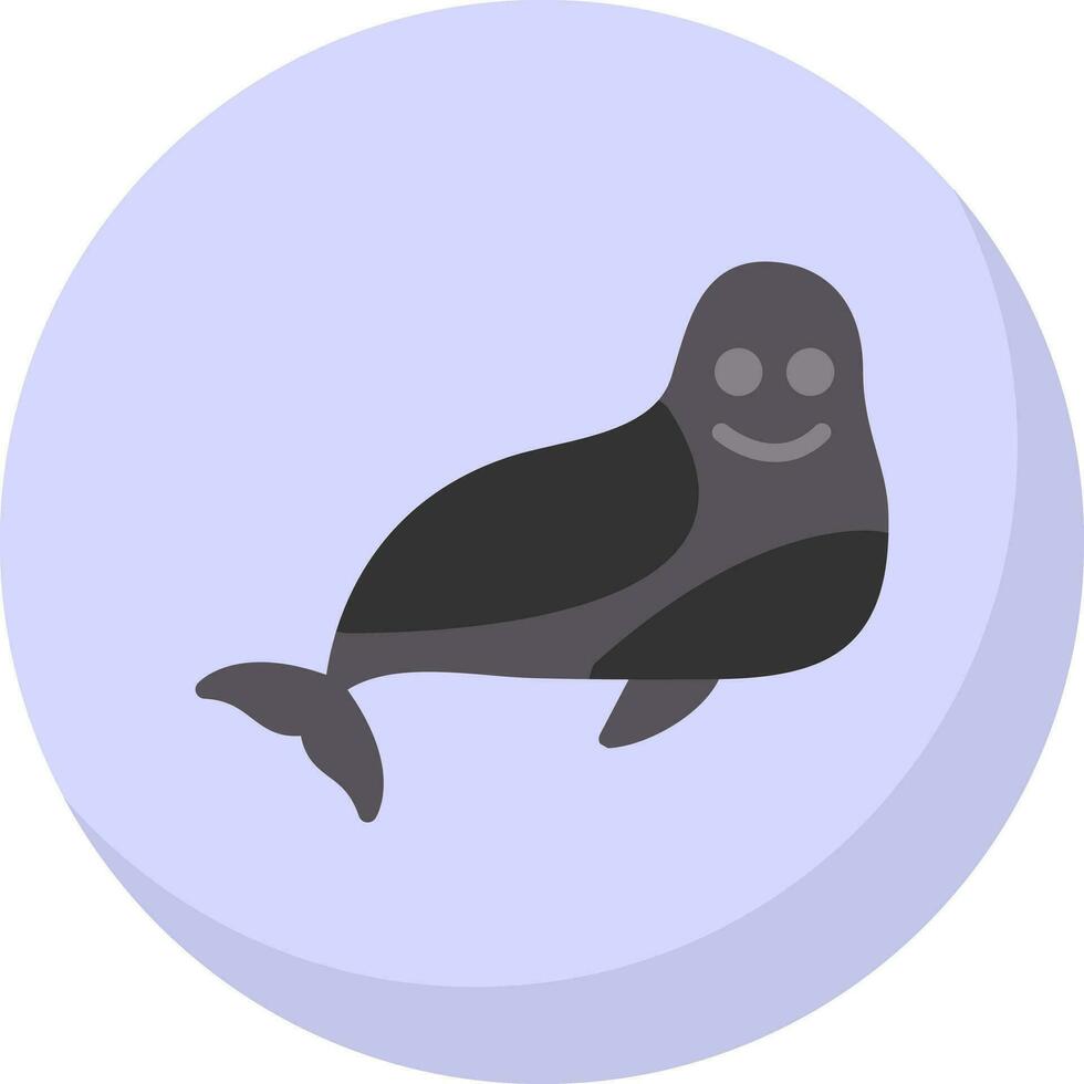 Seal Vector Icon Design