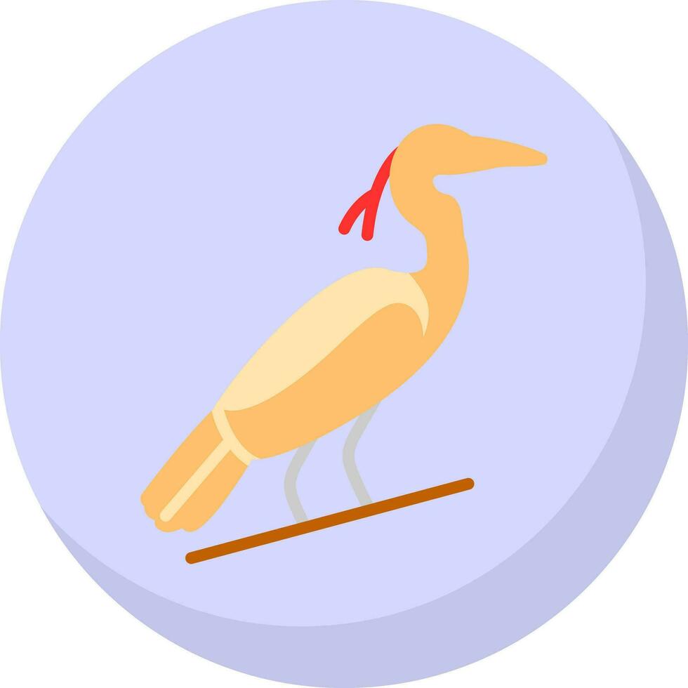 Heron Vector Icon Design