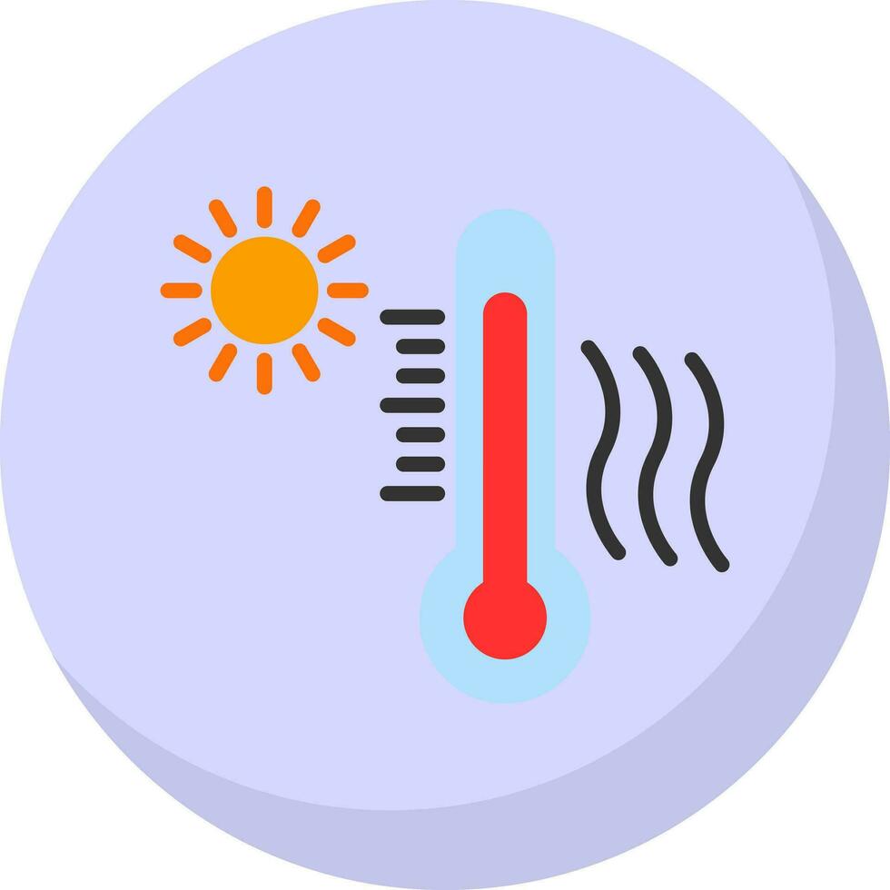 Heat wave Vector Icon Design