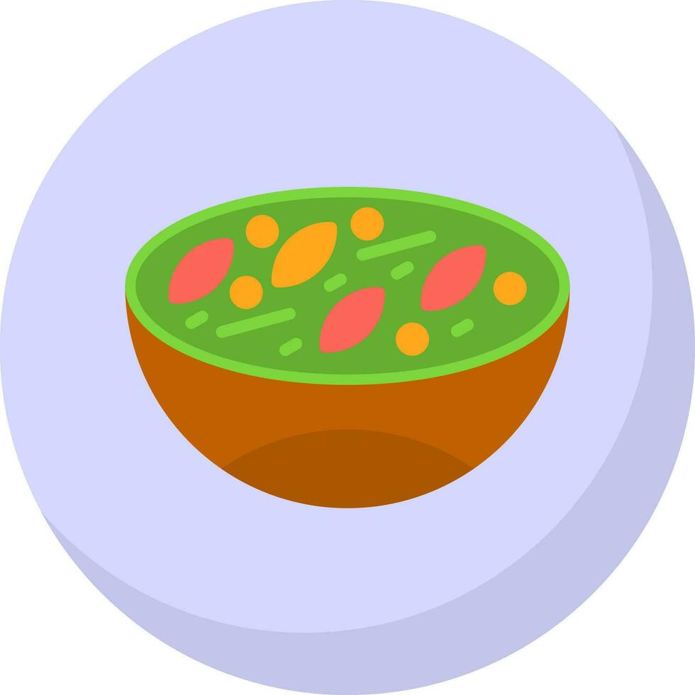 Green curry Vector Icon Design