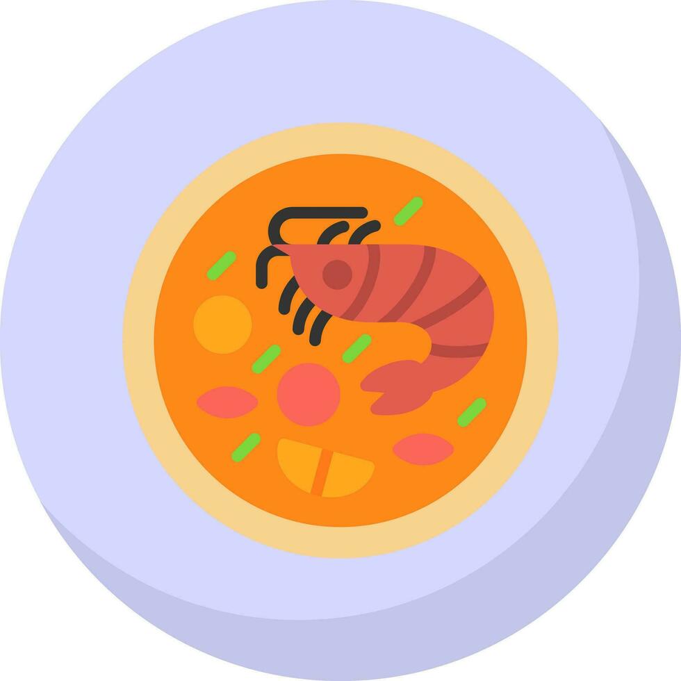 Tom yum Vector Icon Design