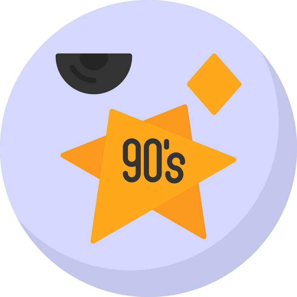 90s vector icono diseño