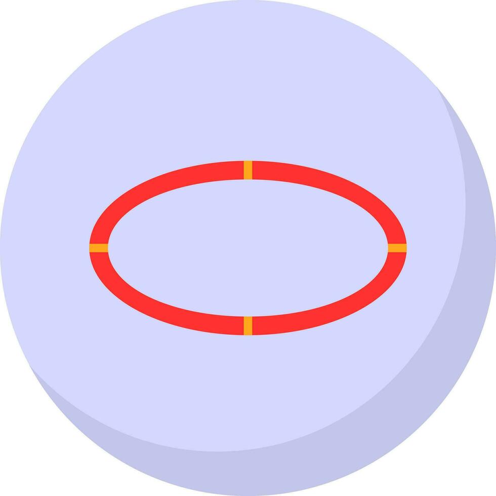 Hula hoop Vector Icon Design