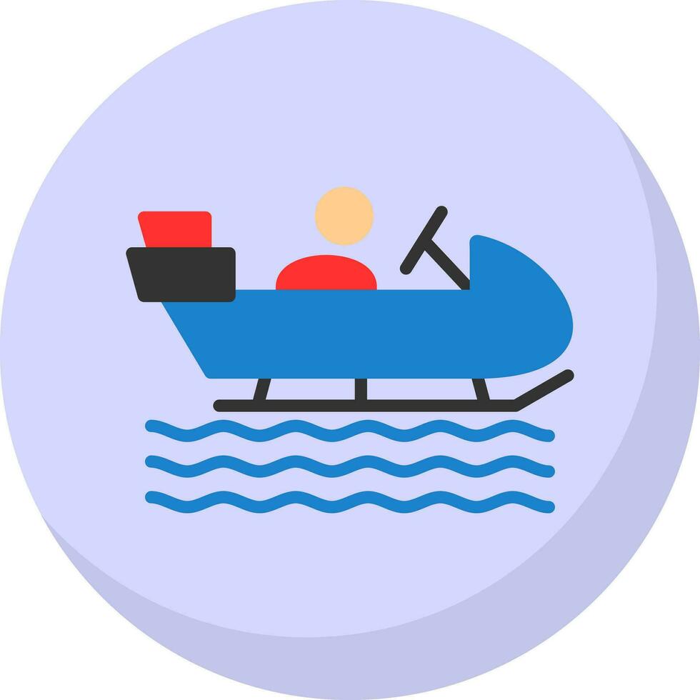 Bobsleigh Vector Icon Design