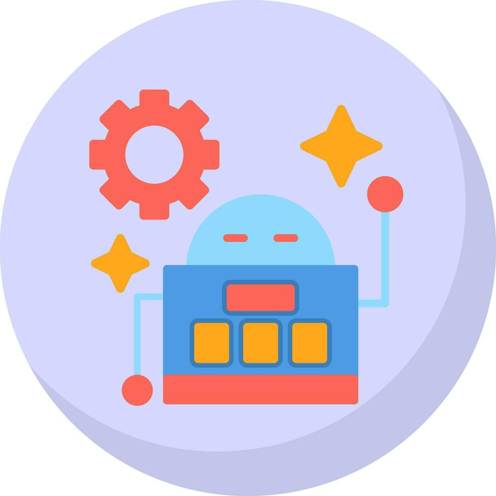 Robot Vector Icon Design