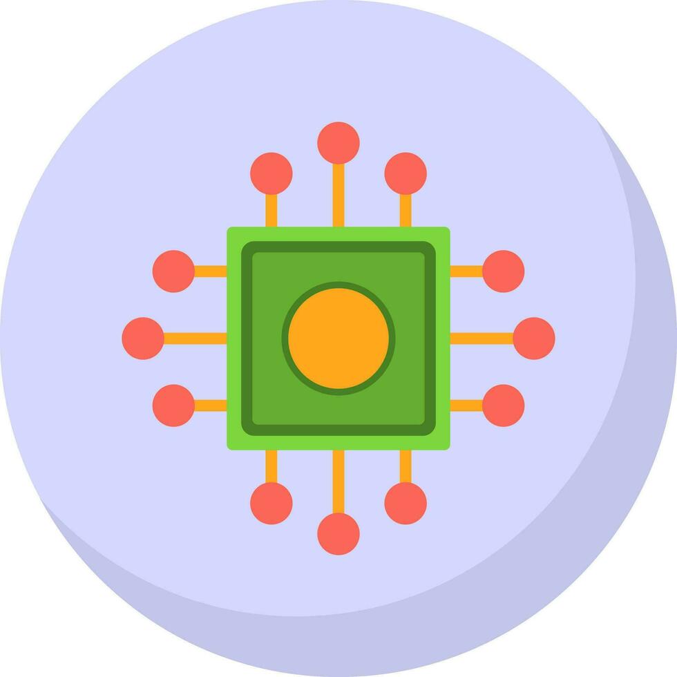 Cpu Vector Icon Design