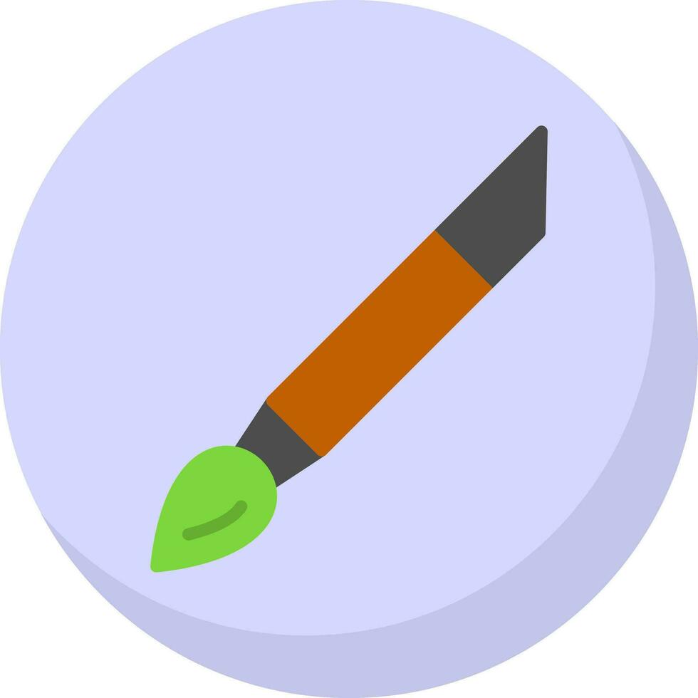 Paint brush Vector Icon Design