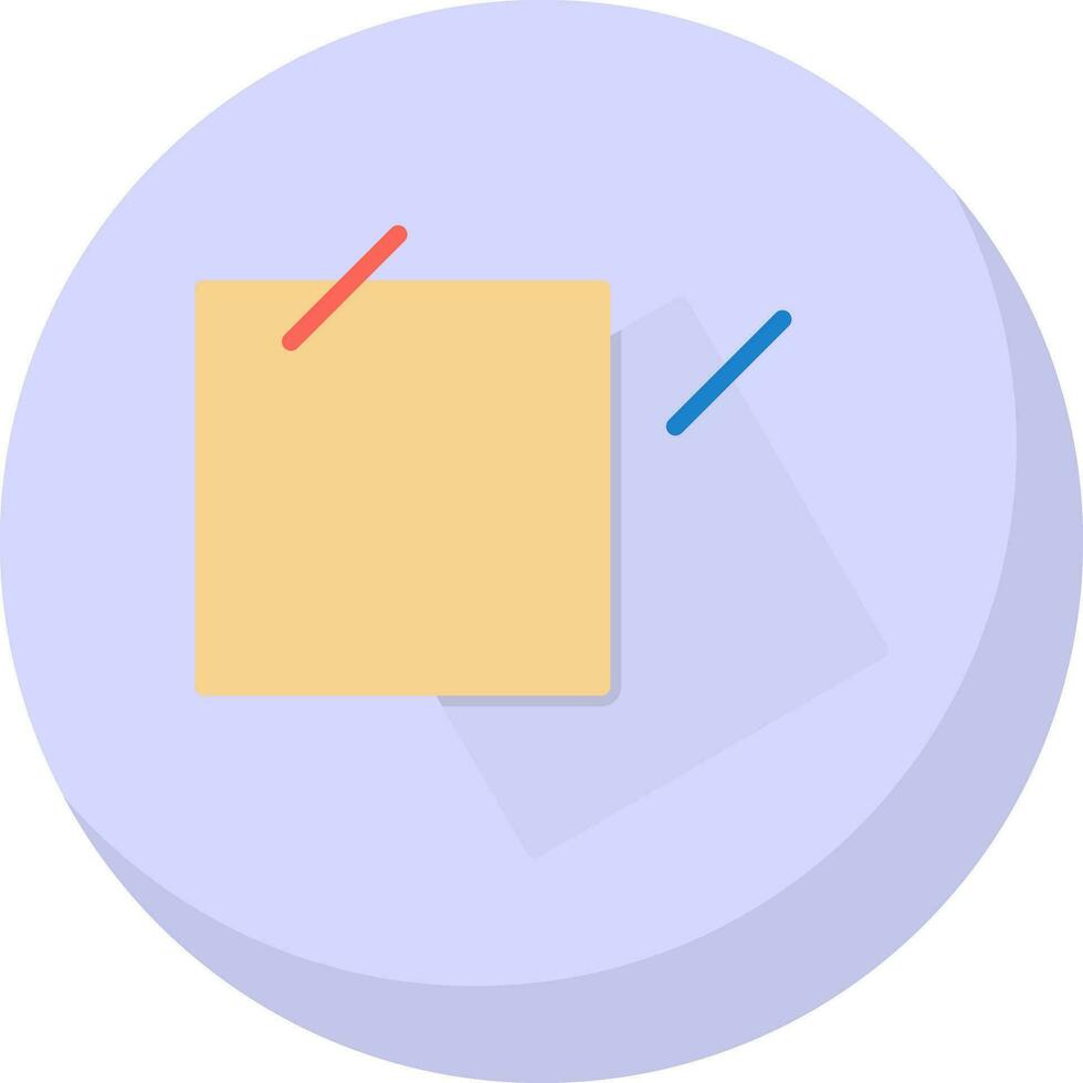 Sticky notes Vector Icon Design