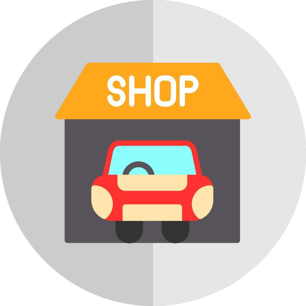 Car shop Vector Icon Design