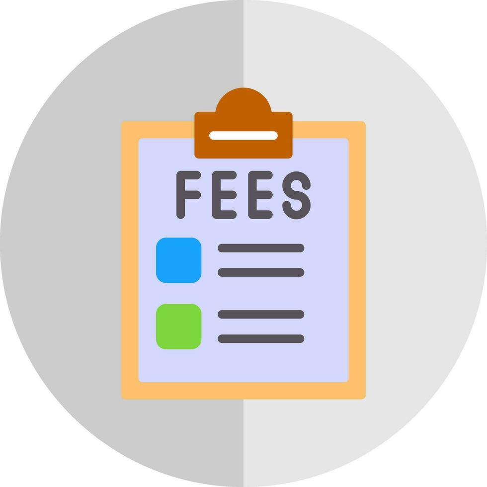 Fees Vector Icon Design