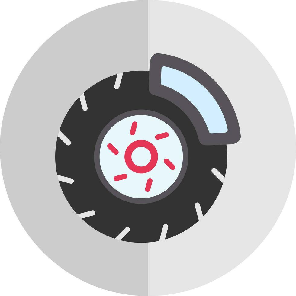 Brake disc Vector Icon Design