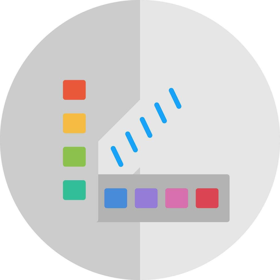 Color sample Vector Icon Design