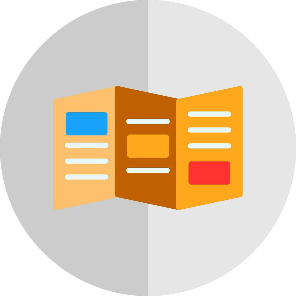 Brochure Vector Icon Design