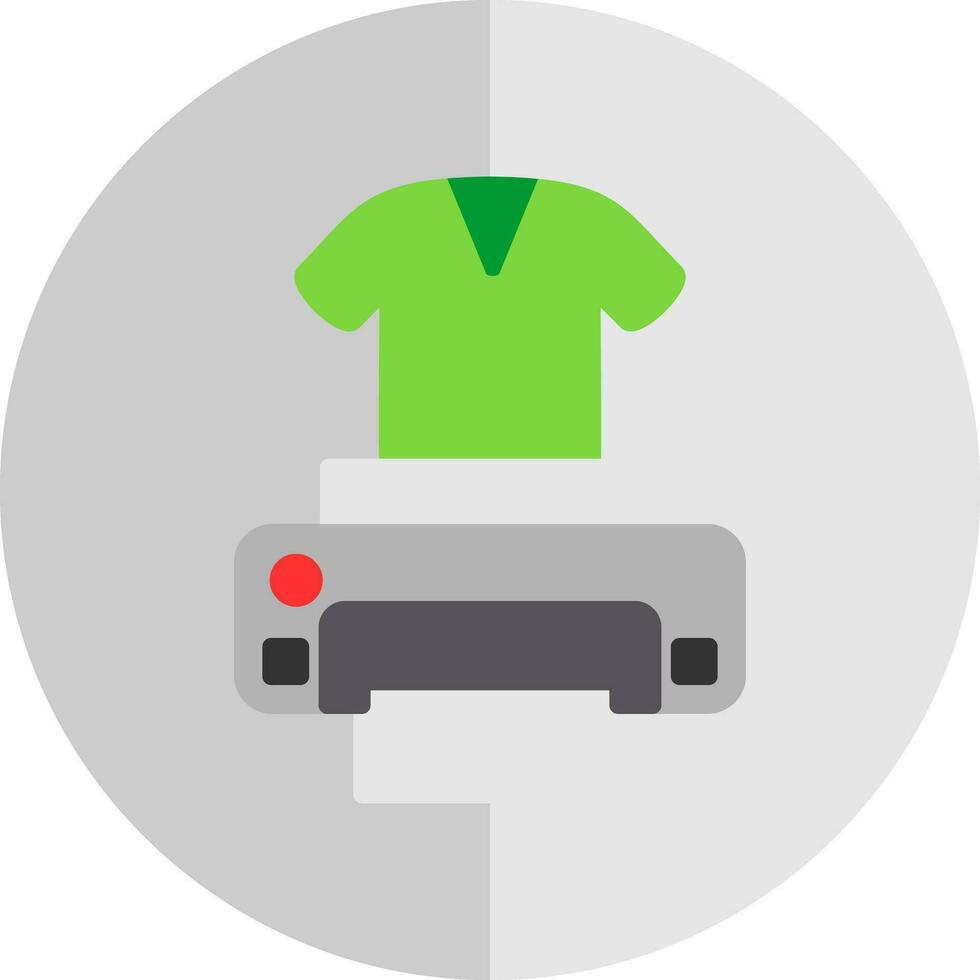 Dtg printer Vector Icon Design