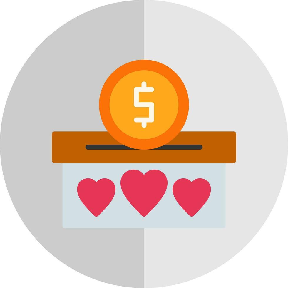 Donation Vector Icon Design