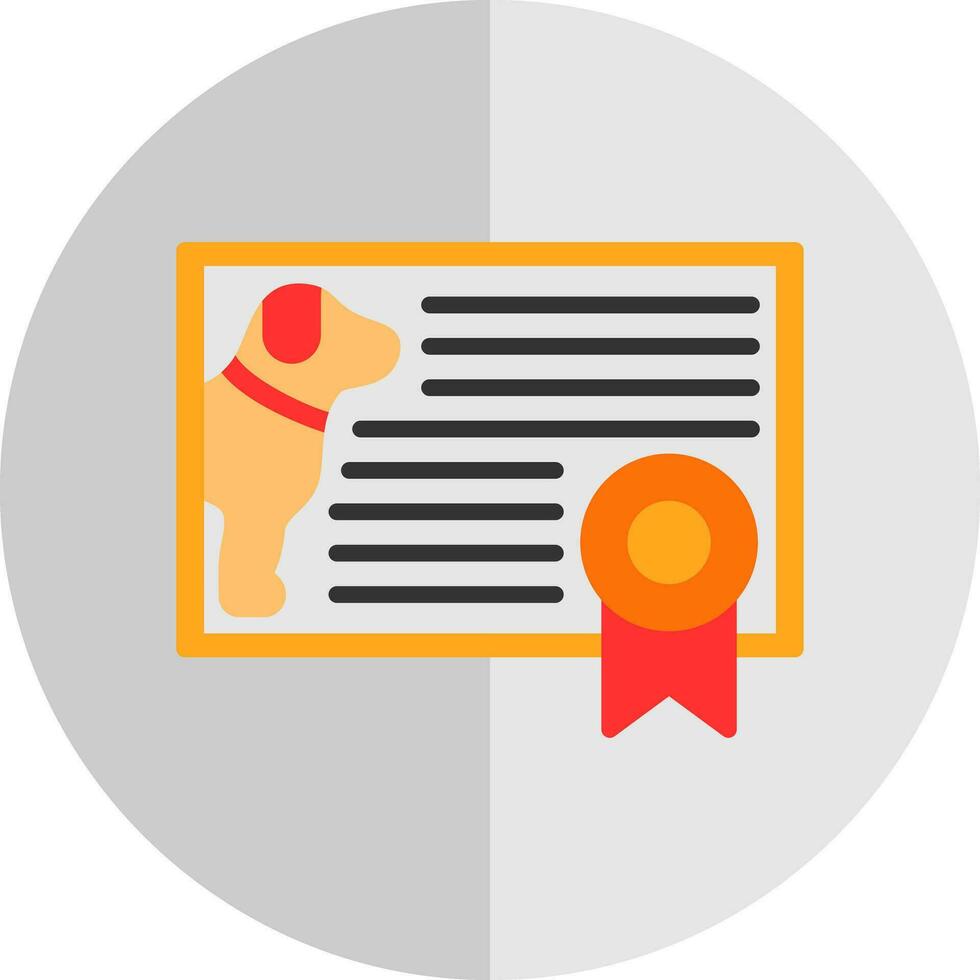 Certificate Vector Icon Design