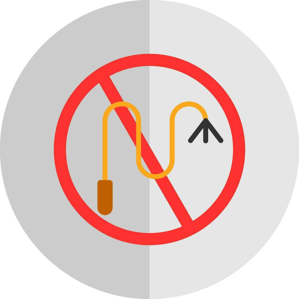 No whip Vector Icon Design