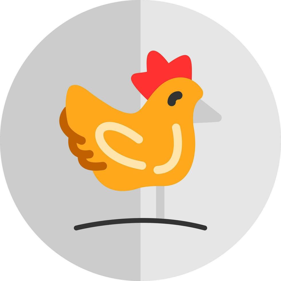 Hen Vector Icon Design
