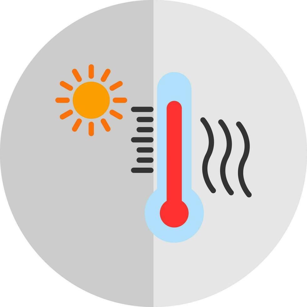Heat wave Vector Icon Design