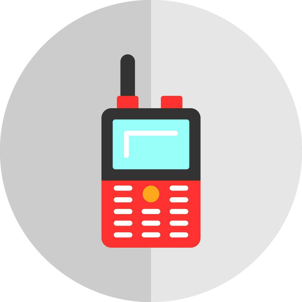 diseño de icono de vector de walkie talkie