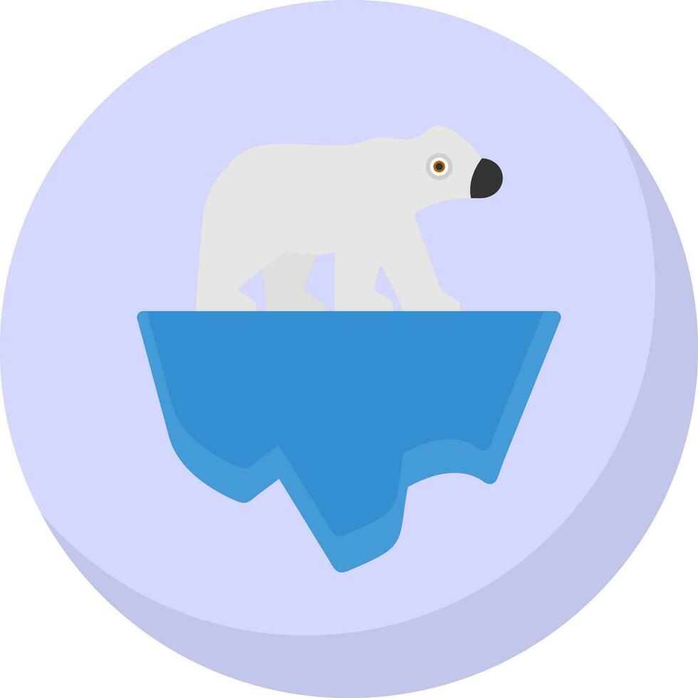 Polar bear Vector Icon Design