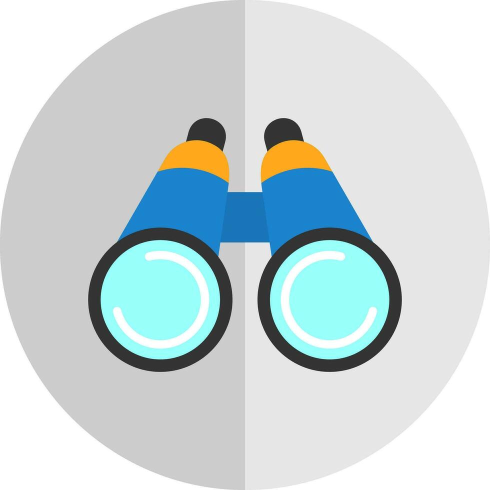 Binoculars Vector Icon Design