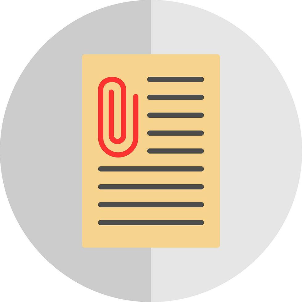 Ppaer clip Vector Icon Design