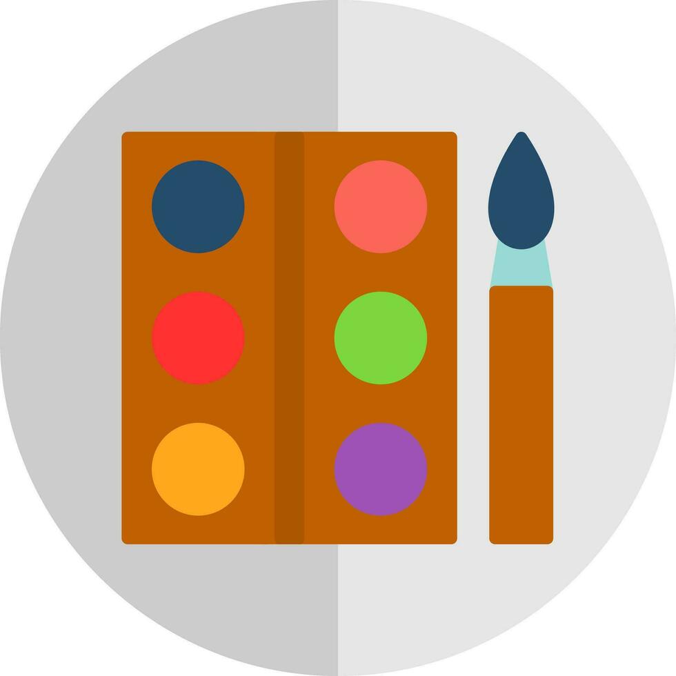 Watercolor Vector Icon Design