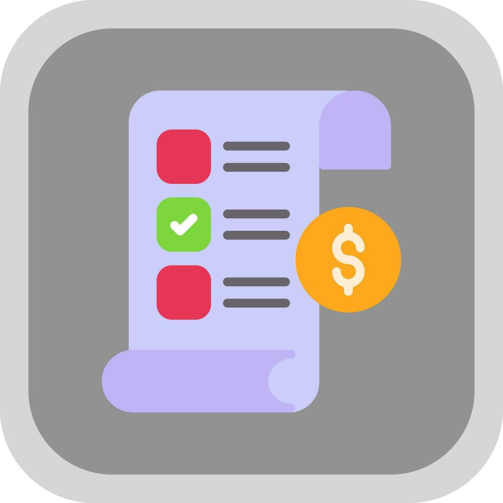 Invoice Vector Icon Design