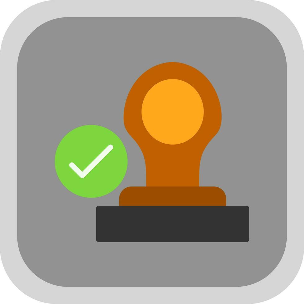 Stamp Vector Icon Design