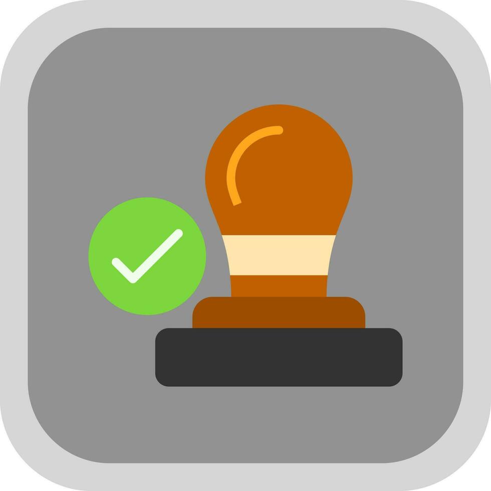 Stamp Vector Icon Design