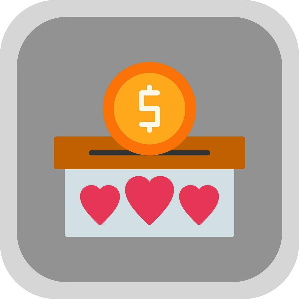 Donation Vector Icon Design