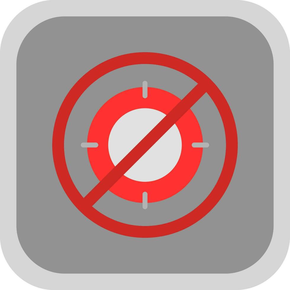 No hunt Vector Icon Design