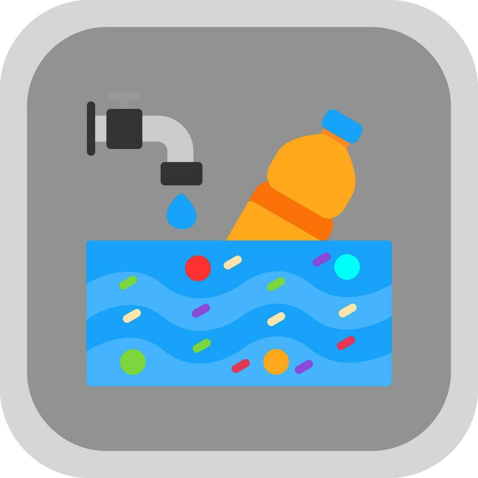 Water pollution Vector Icon Design