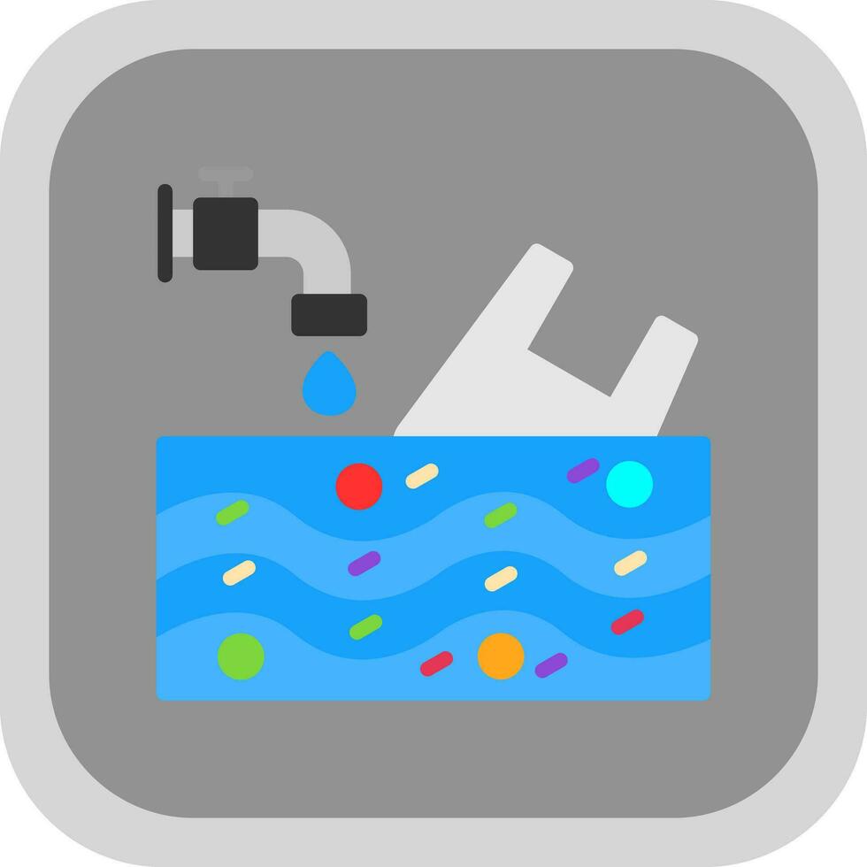 Water pollution Vector Icon Design